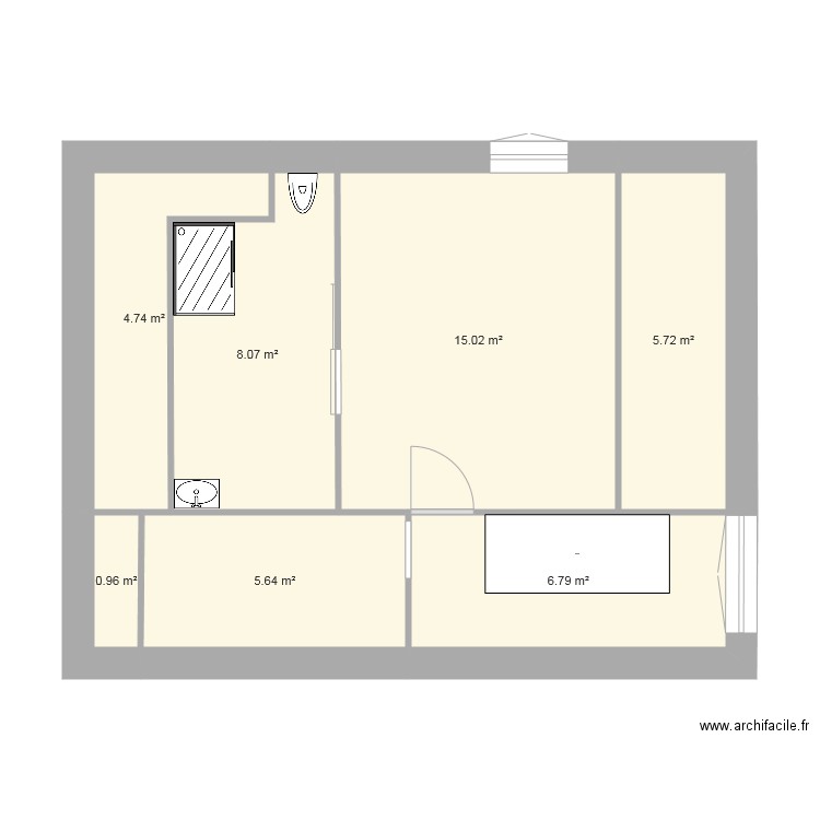 2eme étage L5. Plan de 0 pièce et 0 m2