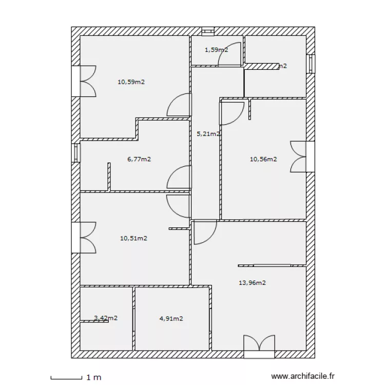 plan interieure etage 67.07 m2. Plan de plan interieure etage 67.07 m2. Plan de