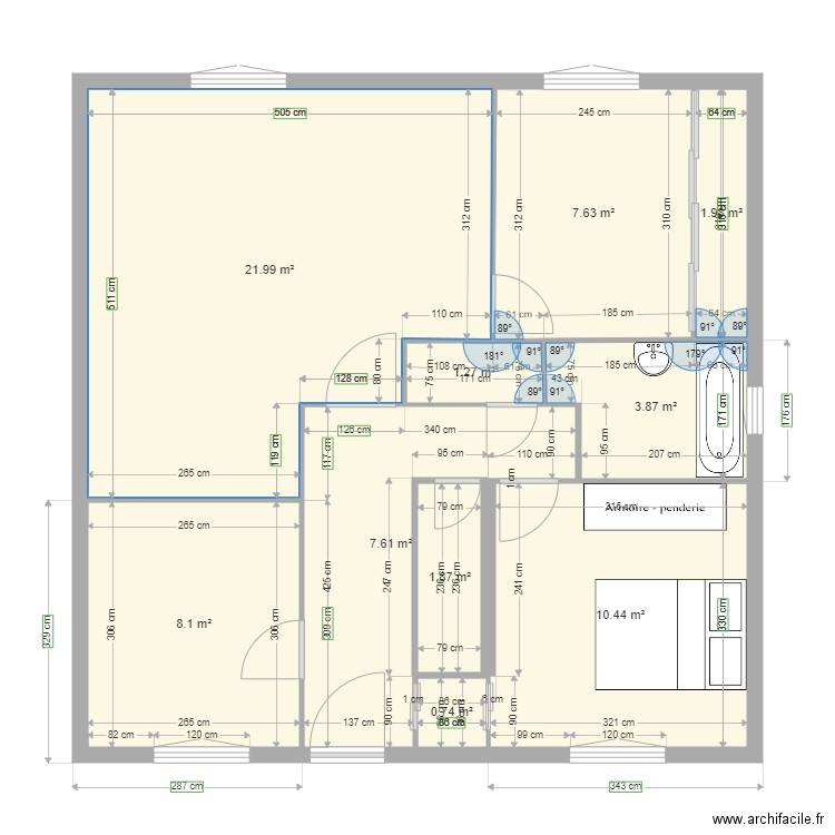 MICHEL. Plan de 0 pièce et 0 m2