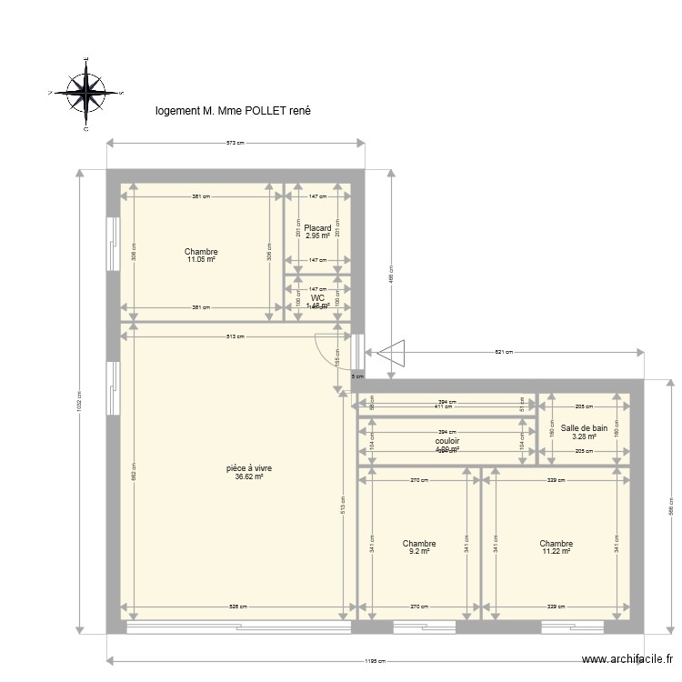 POLLET. Plan de 0 pièce et 0 m2