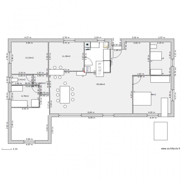 pc MAISON. Plan de 0 pièce et 0 m2