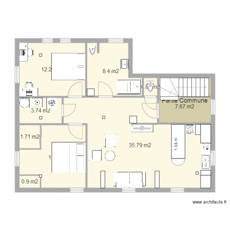 St Léon V1. Plan de 0 pièce et 0 m2