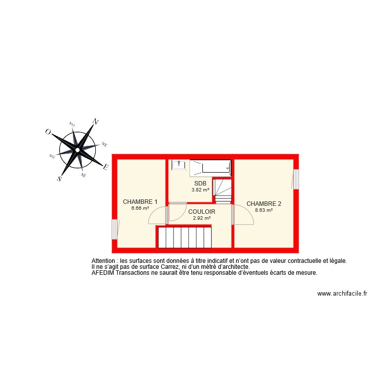 BI 5118 ETAGE 1. Plan de 0 pièce et 0 m2