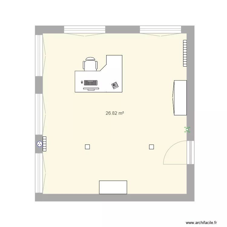 bureau st etienne avant. Plan de 