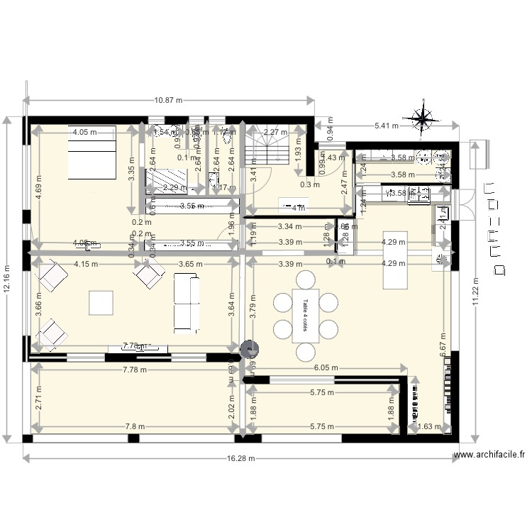 B Rdc 2. Plan de 0 pièce et 0 m2