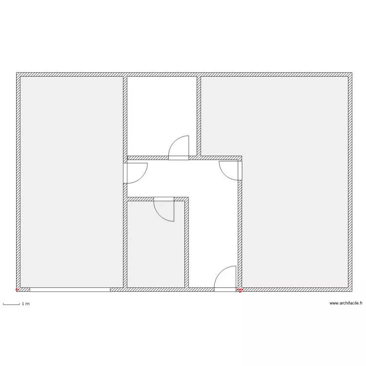 Habitation Beno&icirc;t. Plan de 