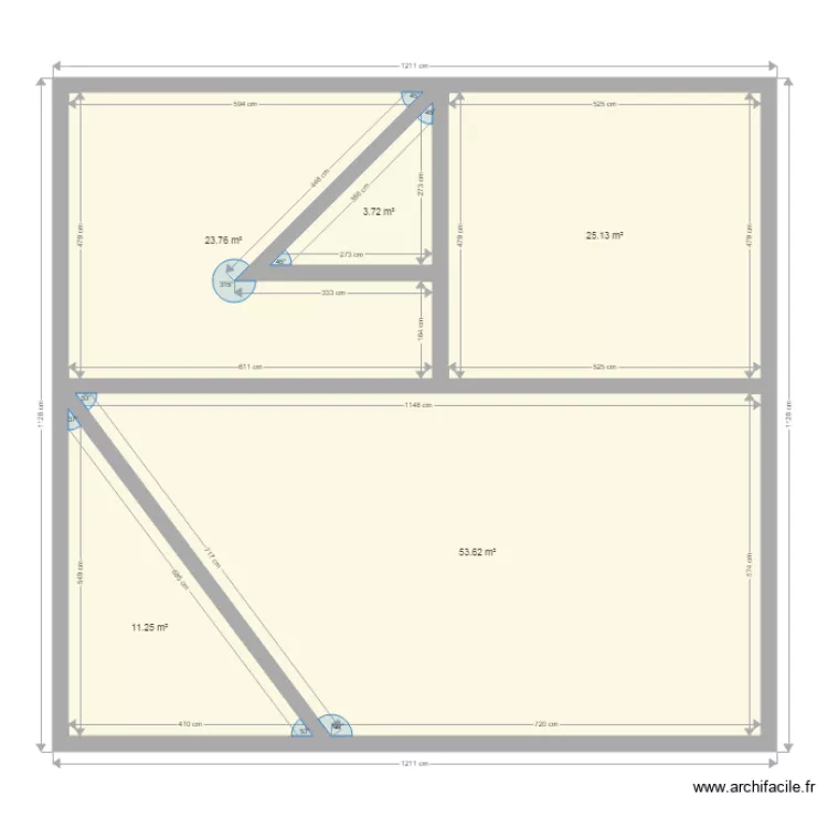 Appartement bateau. Plan de Appartement bateau. Plan de