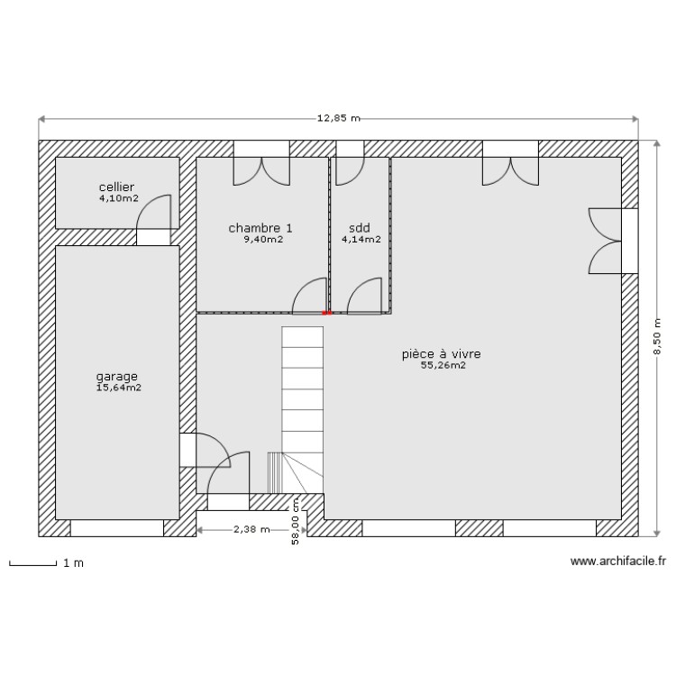 Plan. Plan de 0 pièce et 0 m2
