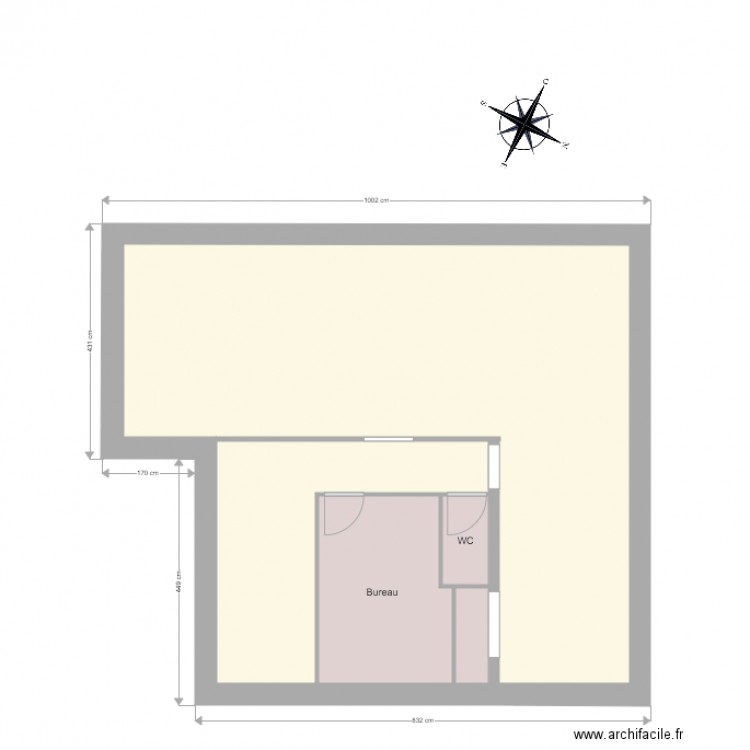 Rez de Chaussée sans Extension. Plan de 0 pièce et 0 m2