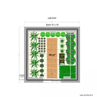 plan de jardin serre 10x10