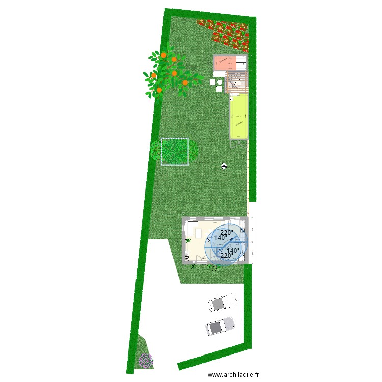 Rte de Borthélo meublé. Plan de 7 pièces et 102 m2