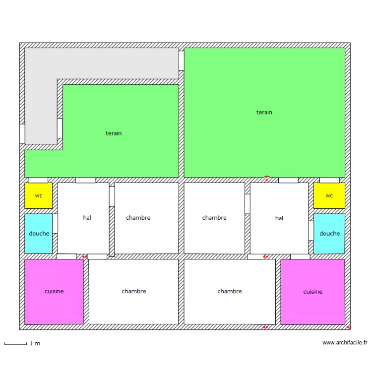 2 etage barack. Plan de 2 etage barack. Plan de