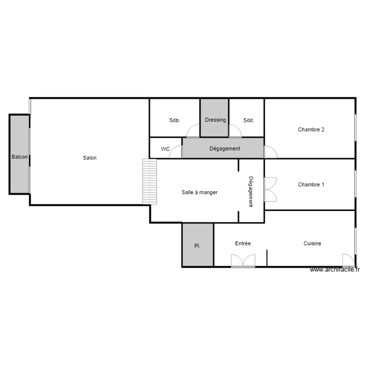 plan LAJAUNIE. Plan de 