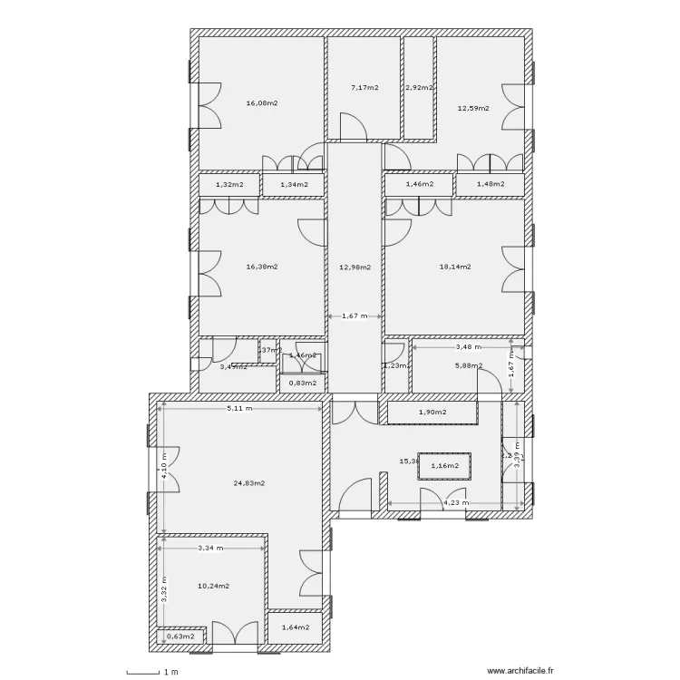 maison pm31. Plan de 