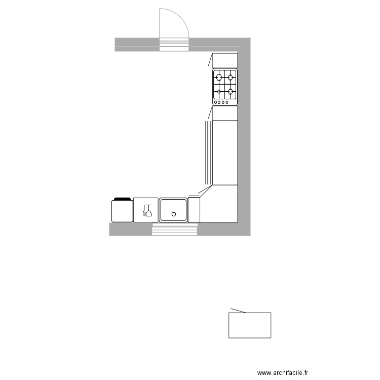 cuisine ROELAFS. Plan de 0 pièce et 0 m2