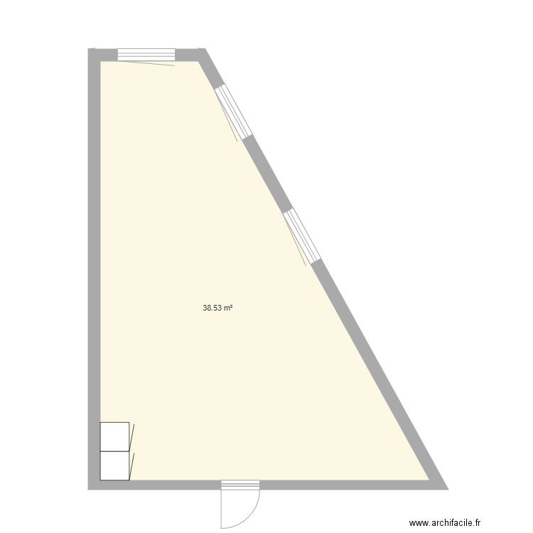 appju. Plan de 0 pièce et 0 m2