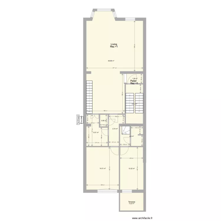 Marie José Rez1 Def Mesures seul. Plan de 0 pièce et 0 m2 Marie José Rez1 Def Mesures seul. Plan de 0 pièce et 0 m2