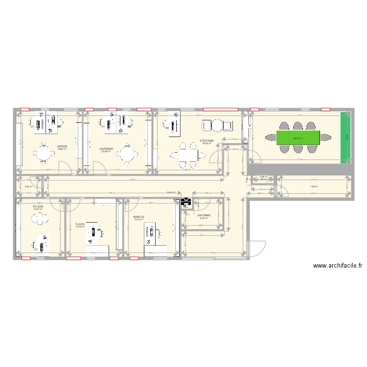 bureau3. Plan de 0 pièce et 0 m2