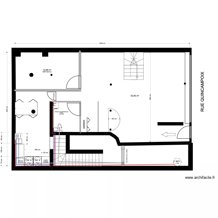 PLAN DE PLOMBERIE RDC SOKHA. Plan de 