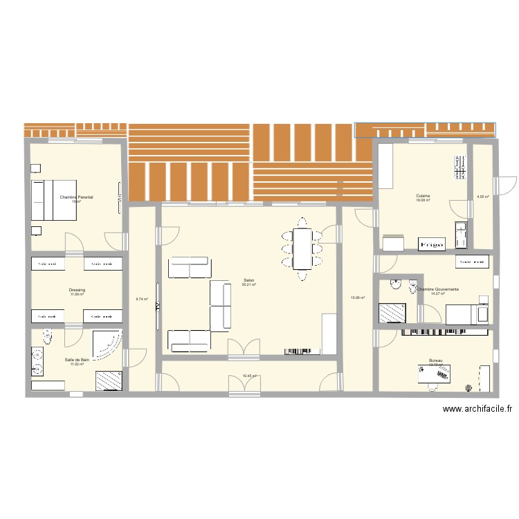 Maison Kin 2. Plan de 0 pièce et 0 m2