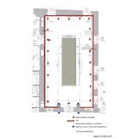 salle de ceremony Plan éclairage