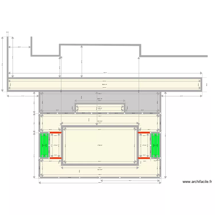 PISCINE VI. Plan de 