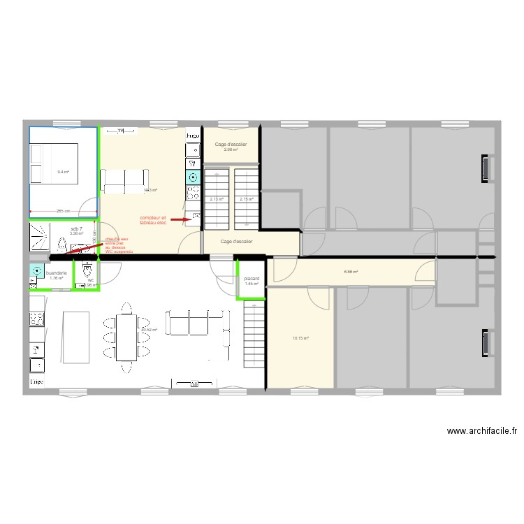 bayard final V7 locataire. Plan de 0 pièce et 0 m2