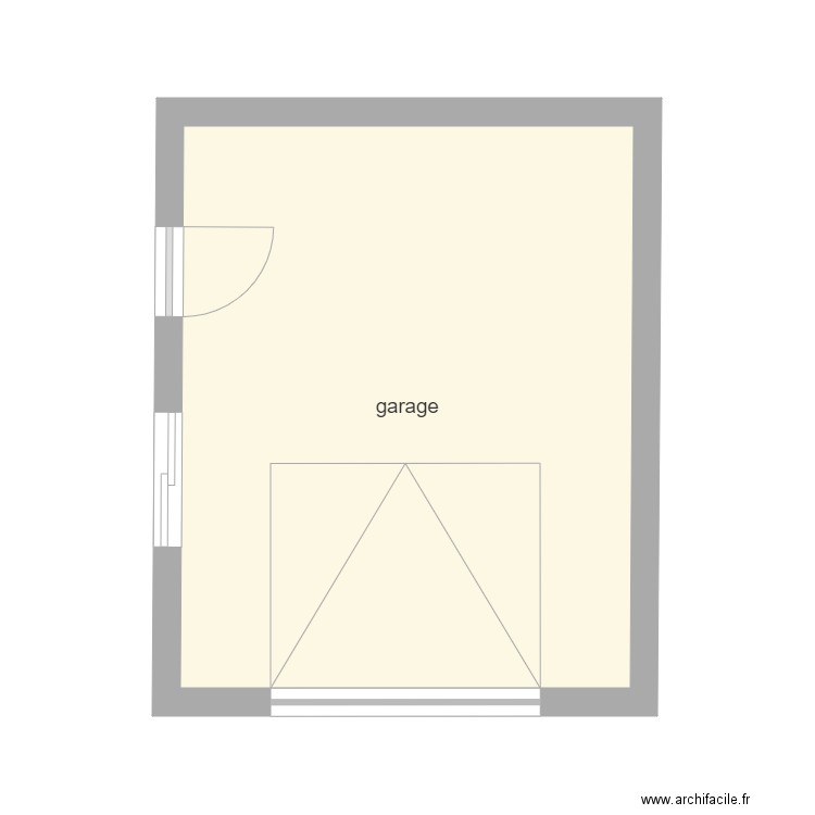 garage. Plan de 0 pièce et 0 m2