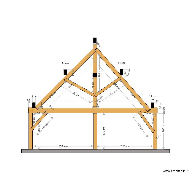 ferme 1. Plan de 0 pièce et 0 m2