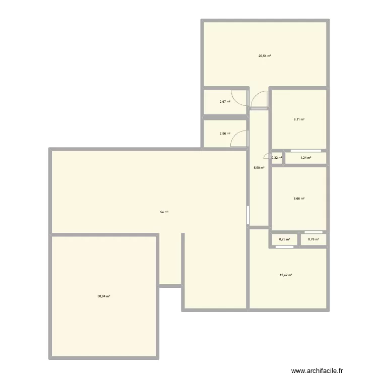 For Odile - Original plan House 1115 Allen way . Plan de 