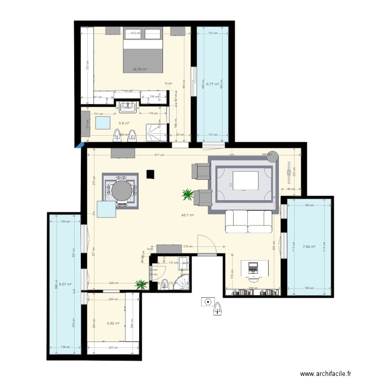 progetto 64. Plan de 0 pièce et 0 m2