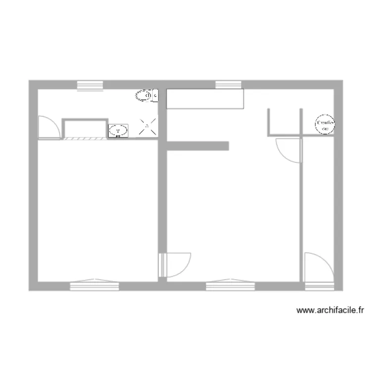 PLAN ancien. Plan de 