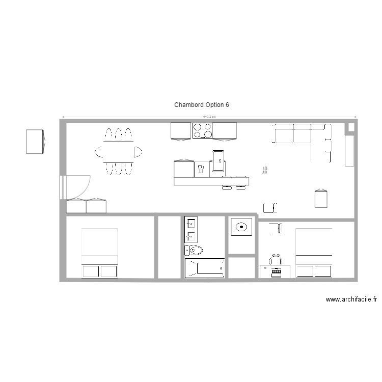 5093 Chambord Option 6. Plan de 0 pièce et 0 m2