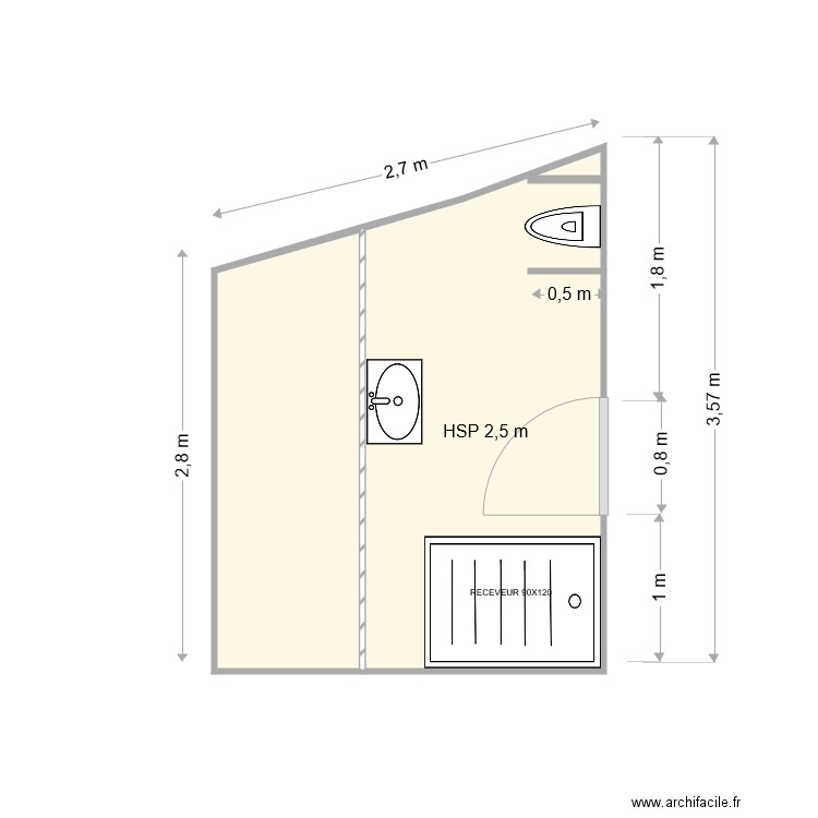 Mabin Etage Futur. Plan de 0 pièce et 0 m2