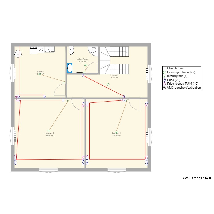 garage étage 2. Plan de 0 pièce et 0 m2