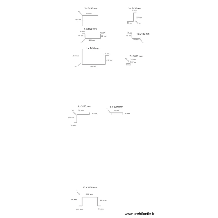 Colas STM Pliage. Plan de 