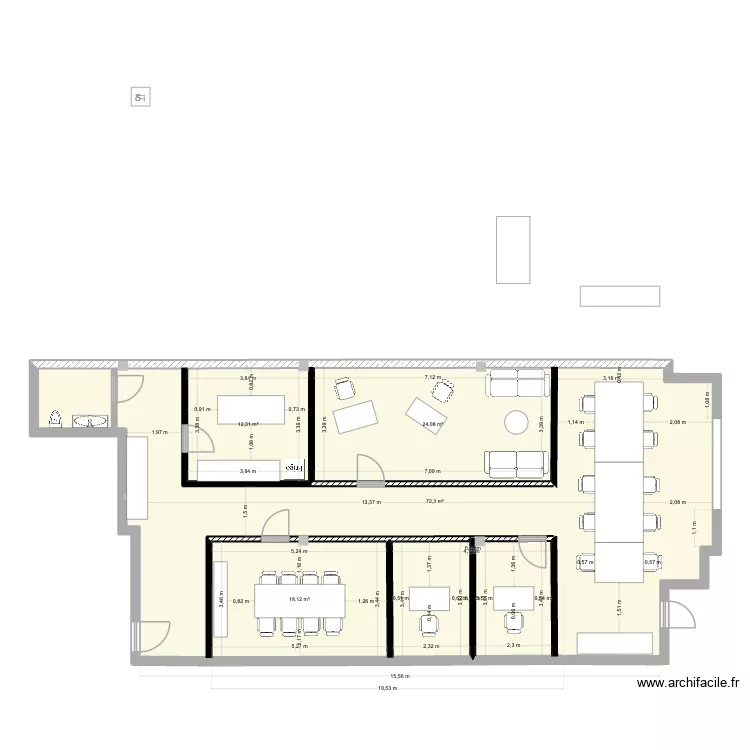 LA DURANNE X7 v3. Plan de 5 et 143 m² LA DURANNE X7 v3. Plan de 5 et 143 m²