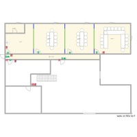 projet bureau étage - plan vide