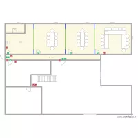 projet bureau &eacute;tage - plan vide