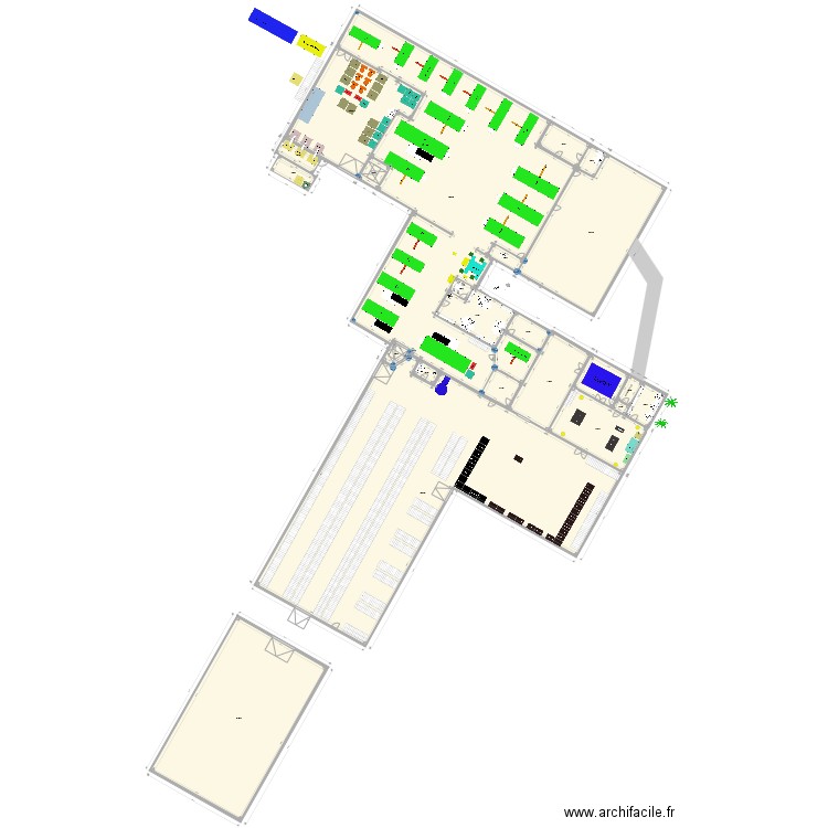 MODIFICATION CENTRALE 8. Plan de 0 pièce et 0 m2