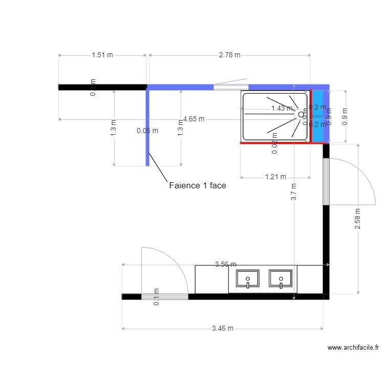 PLAZA. Plan de 1 pièce et 0 m2