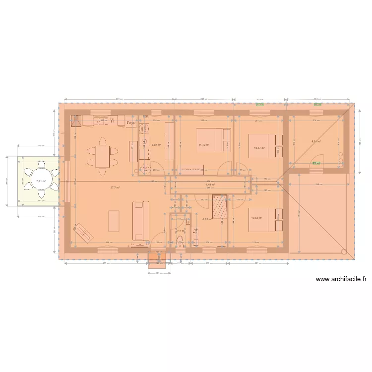Maison herran public bis. Plan de 