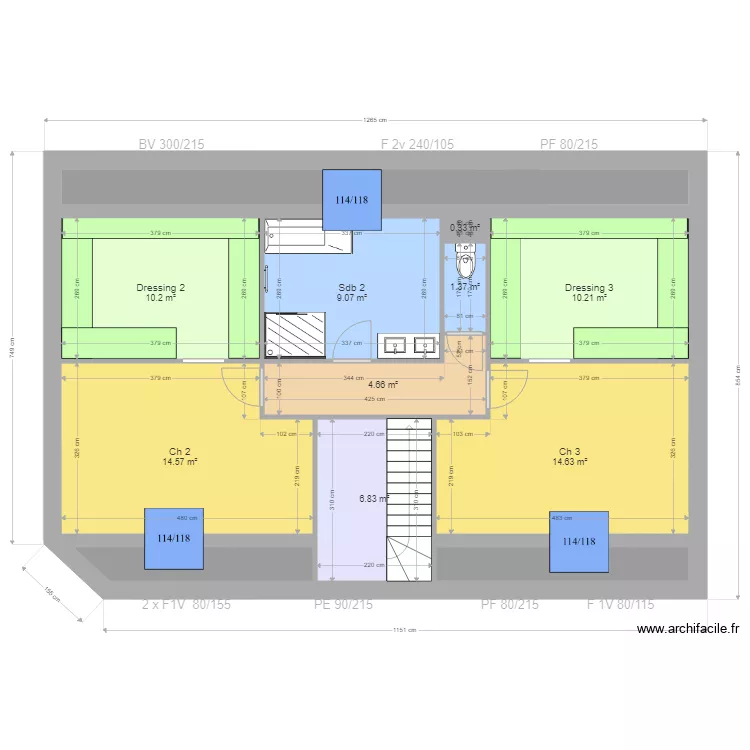 DURAISON. Plan de 
