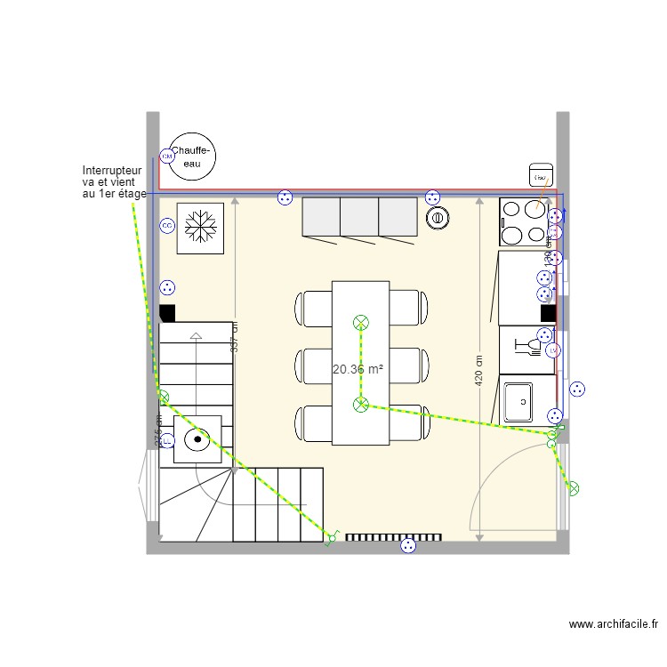 grange elec 3. Plan de 0 pièce et 0 m2