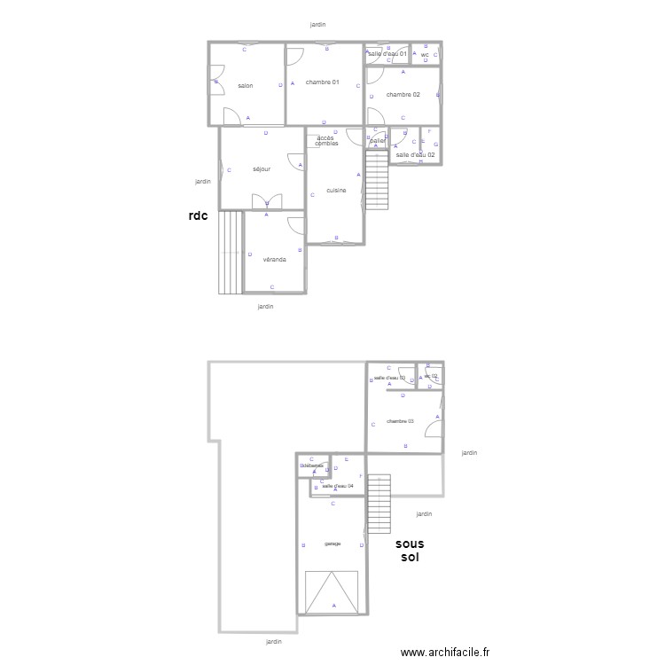 barraud petit bois. Plan de 0 pièce et 0 m2