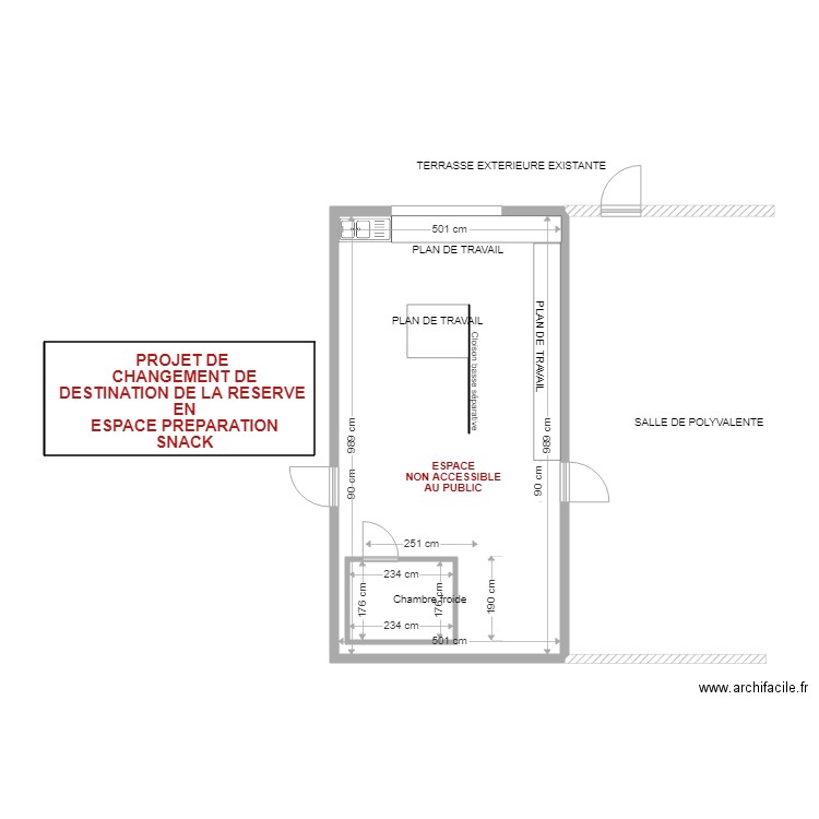 PLAN SNACK II BODEGA. Plan de 0 pièce et 0 m2
