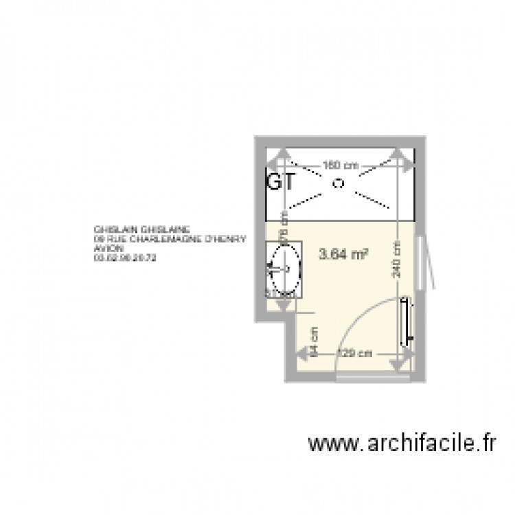 GHISLAIN GHISLAINE . Plan de 0 pièce et 0 m2