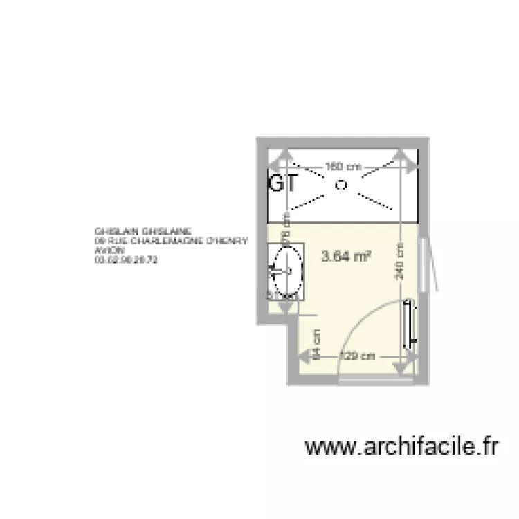 GHISLAIN GHISLAINE . Plan de 