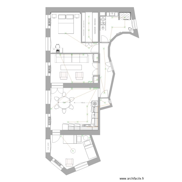 bissou elec 5. Plan de 0 pièce et 0 m2