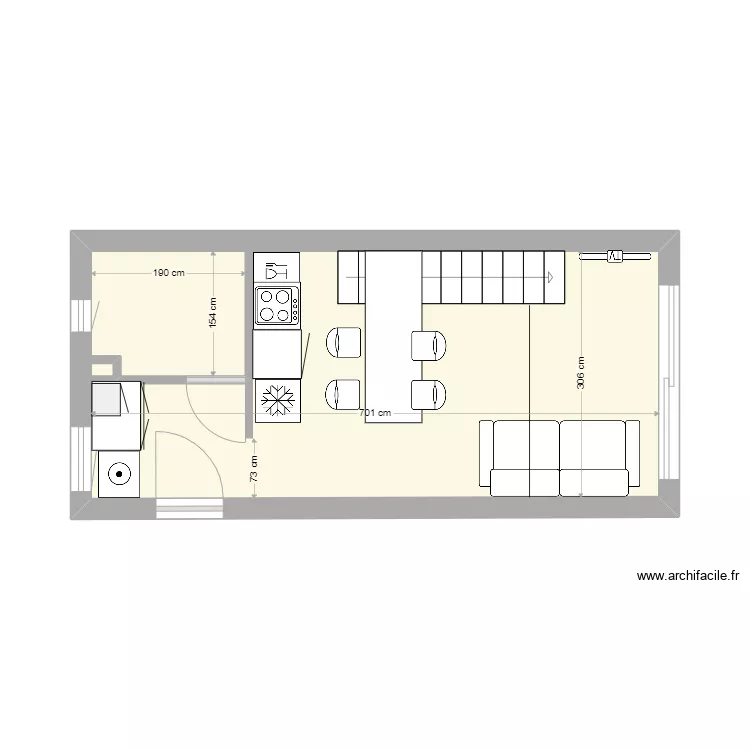 La LISCIA base am&eacute;nagement. Plan de 